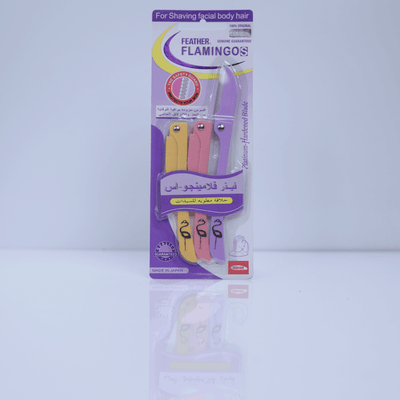 Feather Flamingo Face & Body Razors