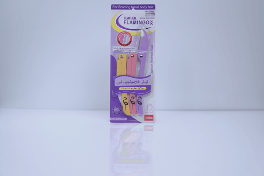 Feather Flamingo Face & Body Razors
