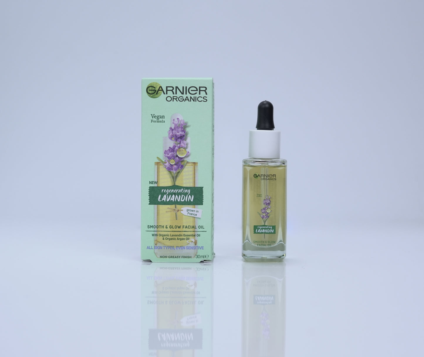 Garnier Organics Lavandin Smooth & Glow Facial Oil – 30ml