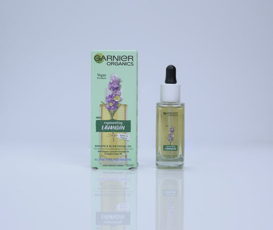 Garnier Organics Lavandin Smooth & Glow Facial Oil – 30ml